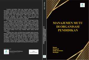 Manajemen Mutu di Organisasi Pendidikan