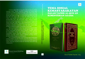TEMA SOSIAL KEMASYARAKATAN DALAM TAFSIR AL-QUR’AN KEMENTERIAN AGAMA